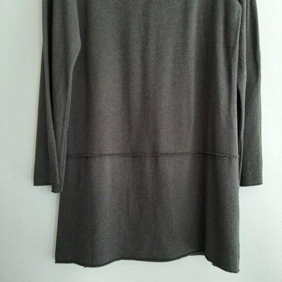 EARTH CREATIONS Mod Hoody Tunic Dress Bamboo Organic Cotton Sz M - Picture 7 of 8